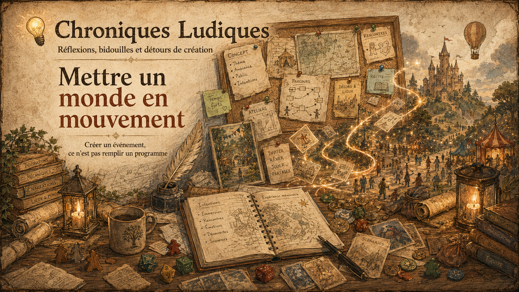 Créer un événement, ce n’est pas remplir un programme : c’est mettre un monde en mouvement